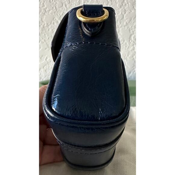 Mulbury | Bayswater brand-engraved leather cross-body bag - Picture 7 of 11